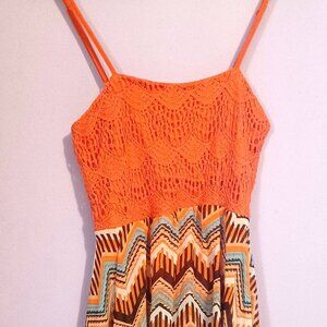 Hi lo peekaboo dress